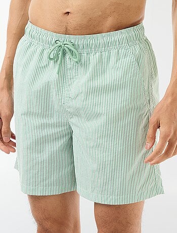 Short de bain rayé