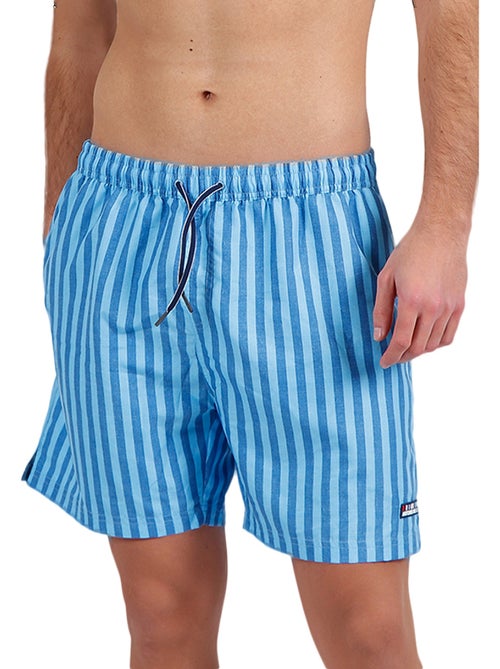 Short de bain stripes antonio miro bleu - Kiabi Short de bain stripes antonio miro bleu - Kiabi