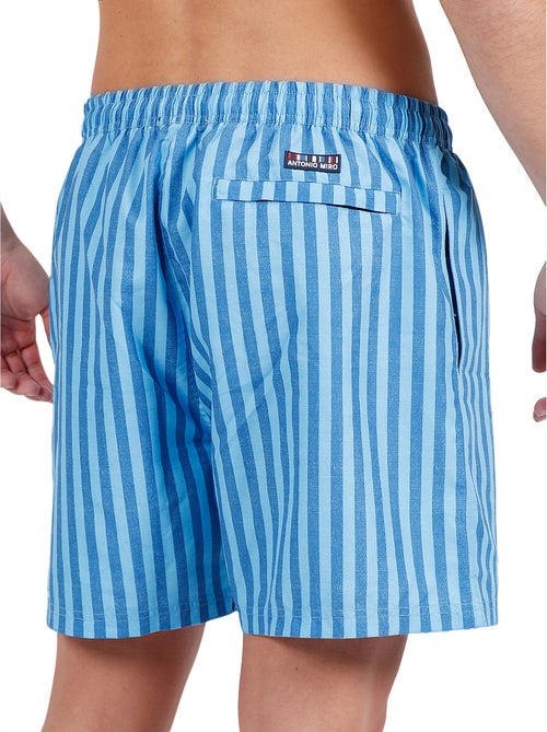 Short de bain stripes antonio miro bleu - Kiabi Short de bain stripes antonio miro bleu - Kiabi