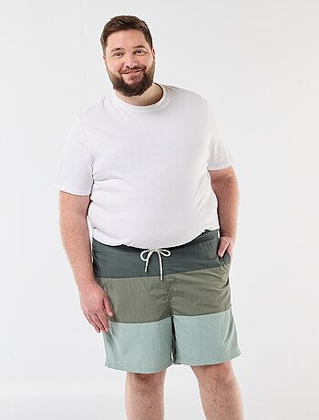 Short de bain tricolore