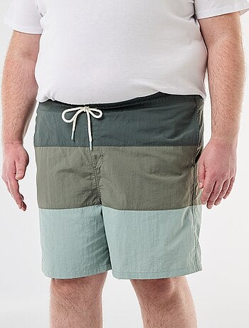 Short de bain tricolore