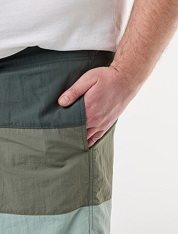 Short de bain tricolore