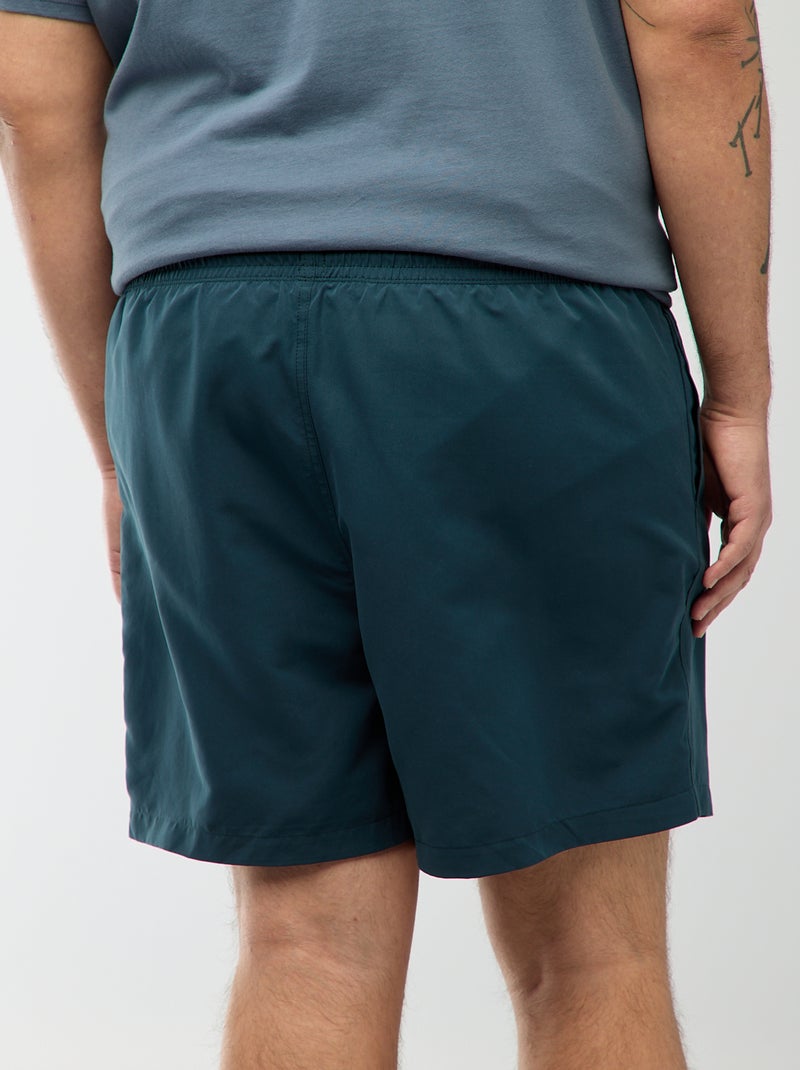 Short de bain uni Bleu - Kiabi