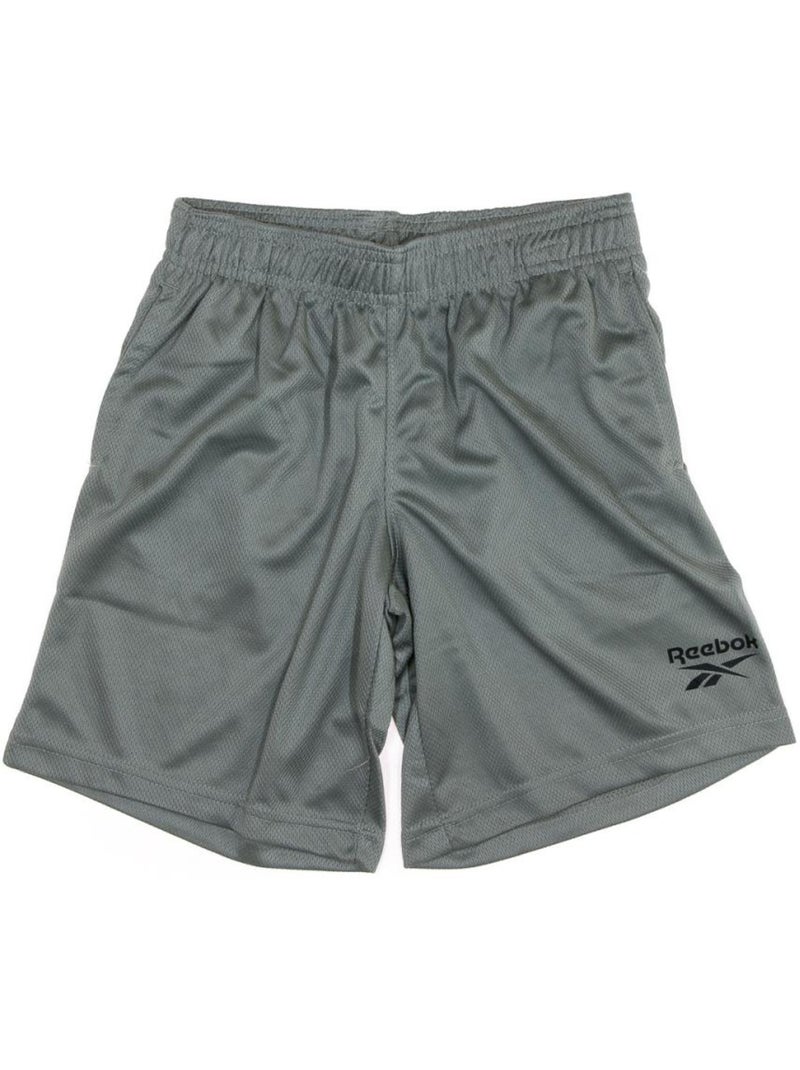 Short de Basketball Enfant Reebok Gris Argenté - Kiabi