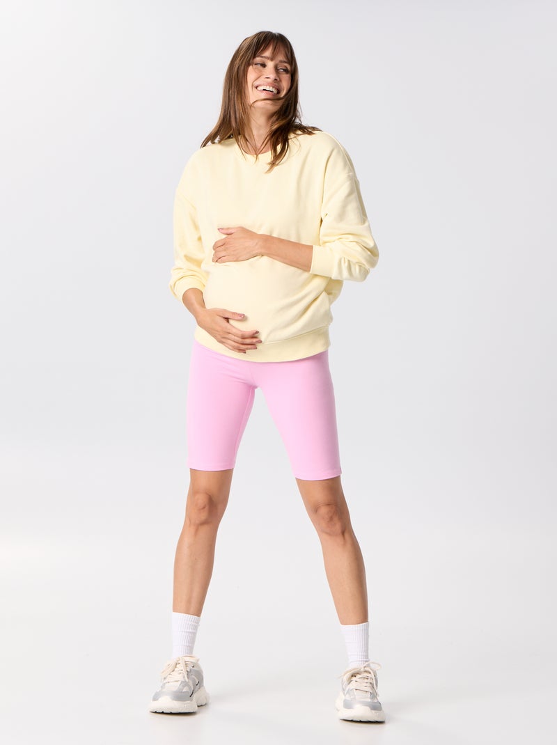 Short de cycliste de grossesse Rose - Kiabi