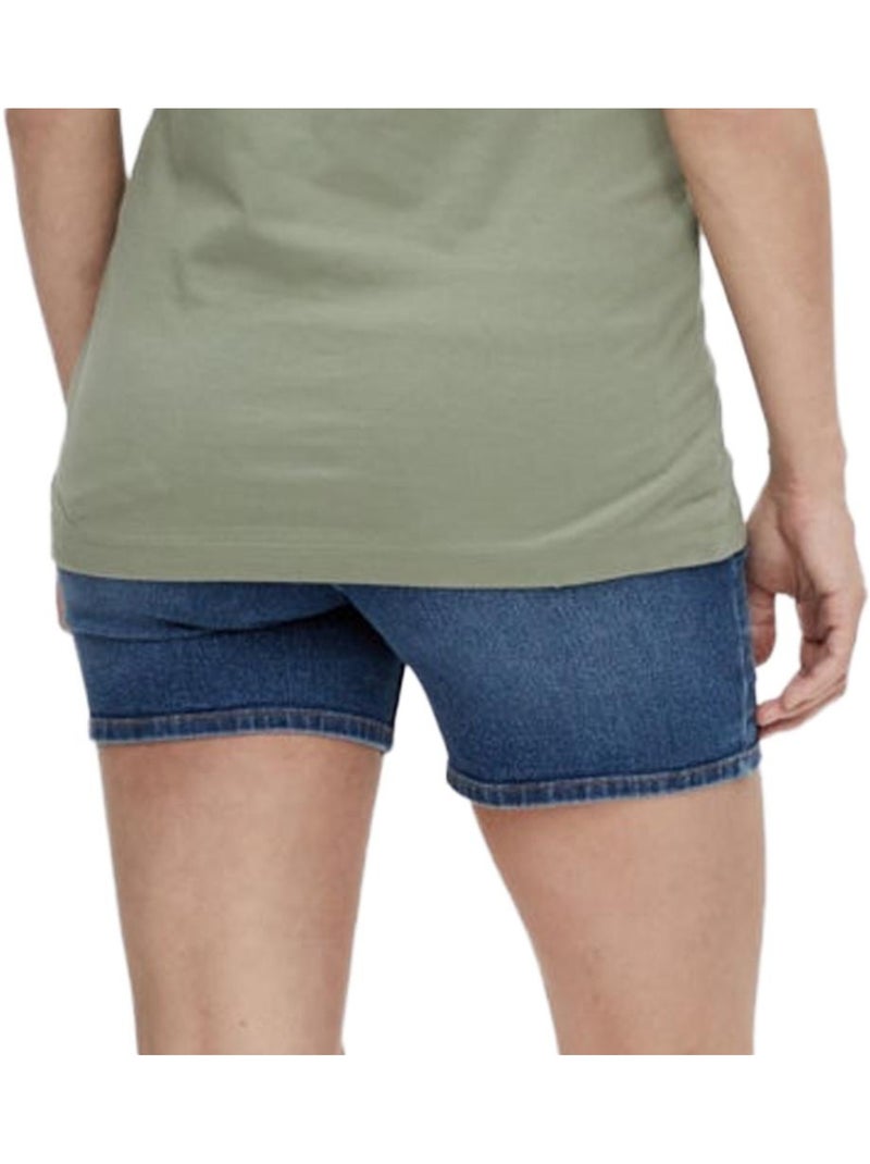 Short de Grossesse en Jean Femme Mamalicious Bleu - Kiabi