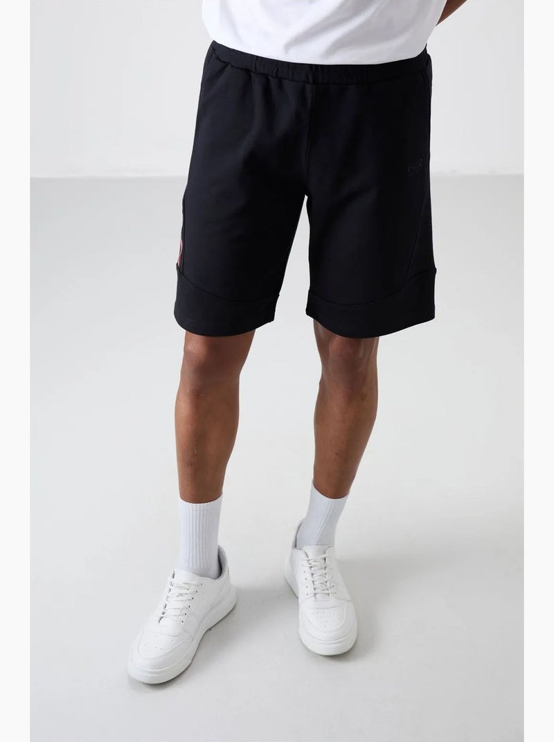 Short de jogging à enfiler tommy Bleu lagon - Kiabi