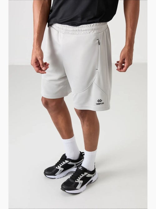 Short de jogging uni maille tommy - Kiabi