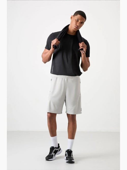 Short de jogging uni maille tommy - Kiabi