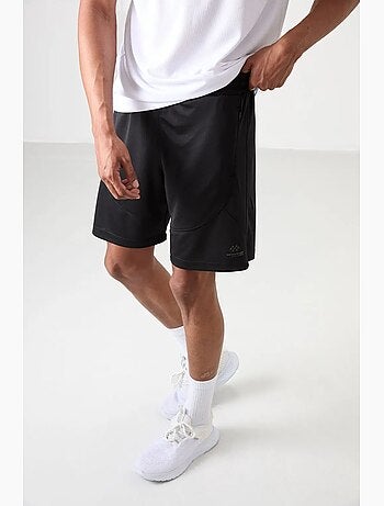 Short de jogging uni maille tommy