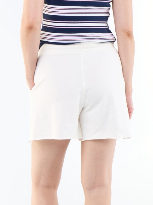 Short de maternité en french terry - Kiabi