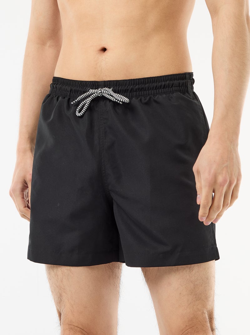 Short de plage Noir - Kiabi