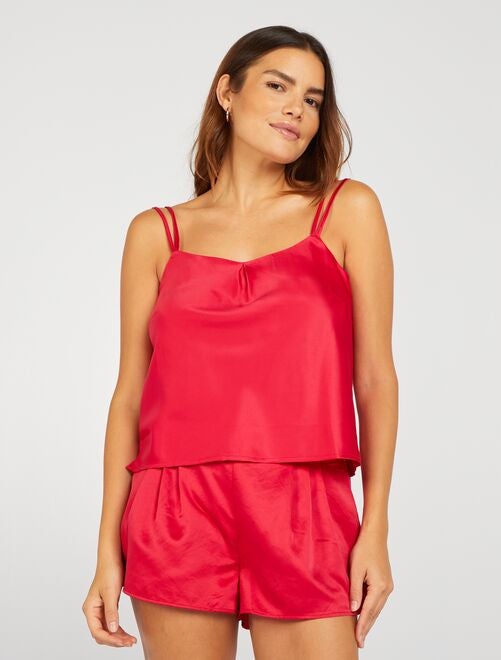 Pyjama femme satin online kiabi