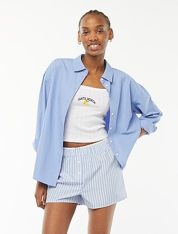 Short de pyjama fluide