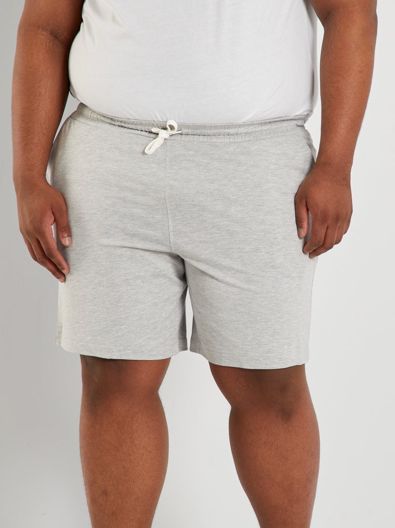 Short de pyjama french terry Gris - Kiabi