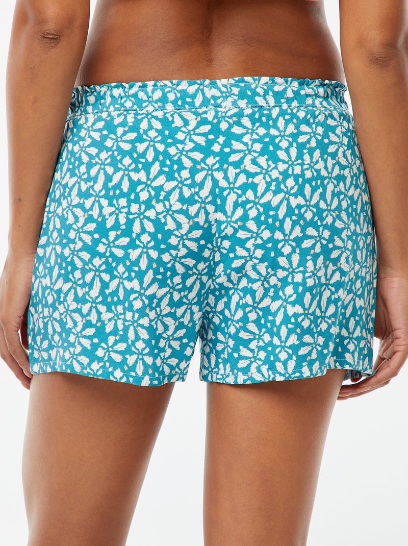 Short de pyjama léger BLEU - Kiabi