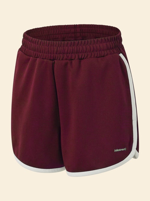 Short de sport avec bandes contrastées - (ekstract) - Kiabi
