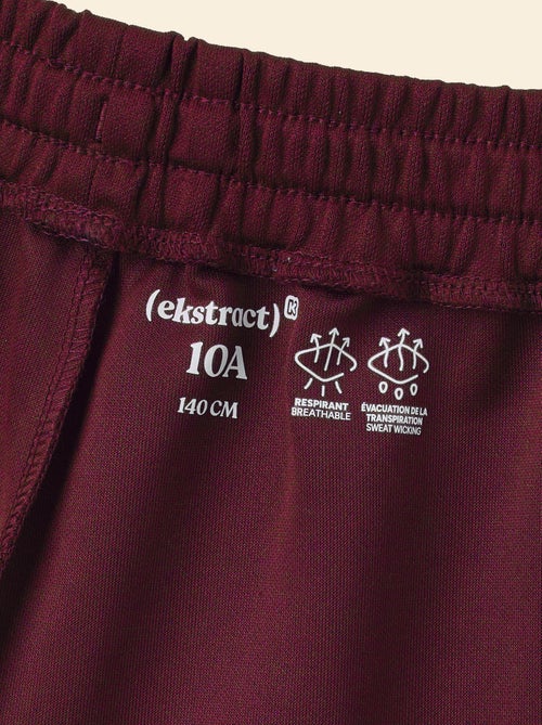 Short de sport avec bandes contrastées - (ekstract) - Kiabi