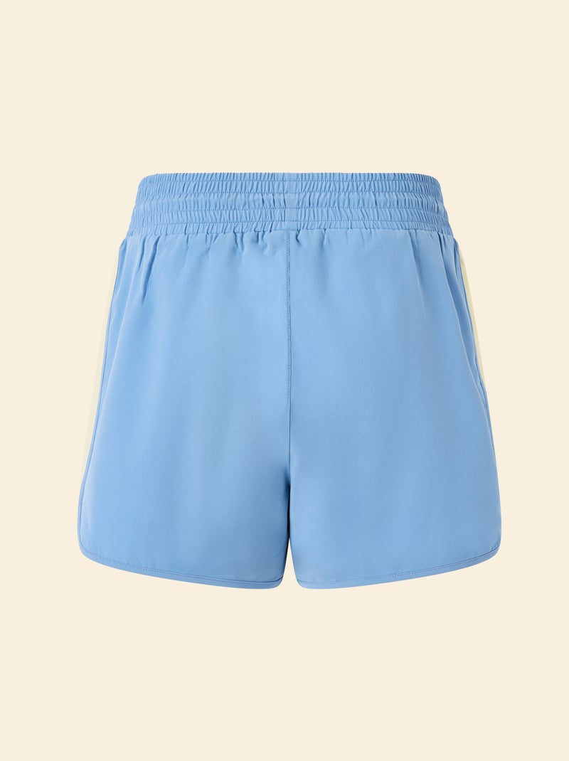 Short de sport color block - (ekstract) Bleu - Kiabi
