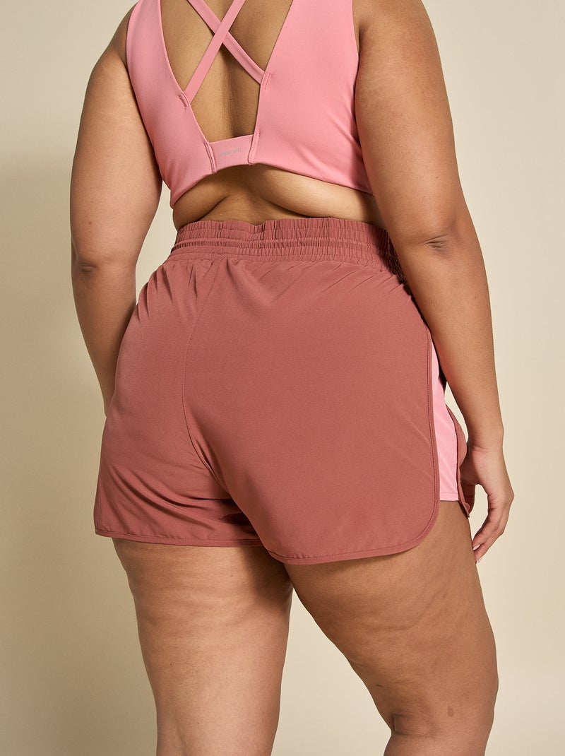 Short de sport color block - (ekstract) Rose - Kiabi