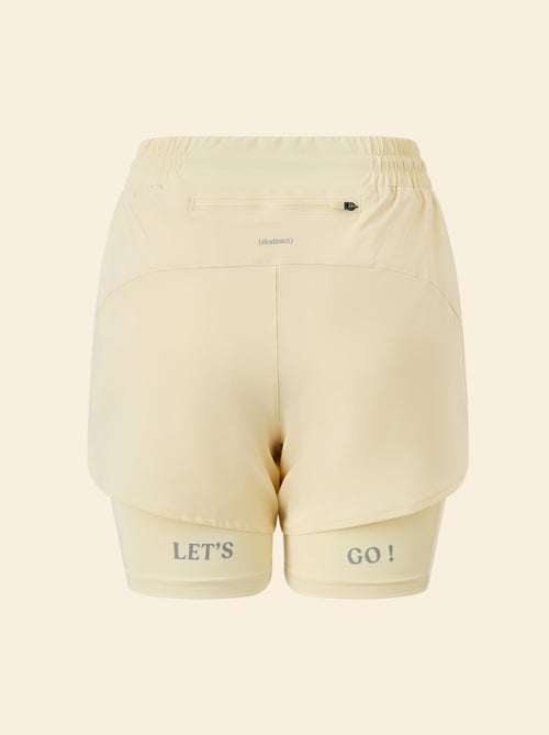 Short de sport modèle 2 en 1 - (ekstract) - Kiabi