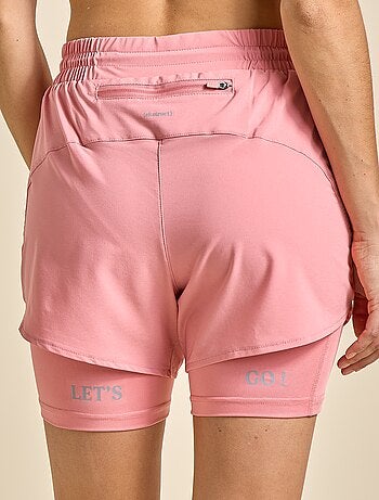 Short de sport modèle 2 en 1 - (ekstract)