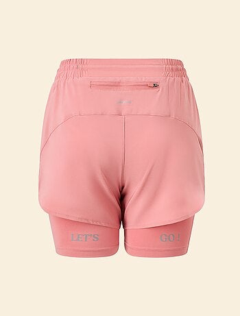 Short de sport modèle 2 en 1 - (ekstract)