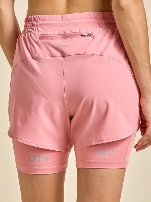Short de sport modèle 2 en 1 - (ekstract) - Kiabi