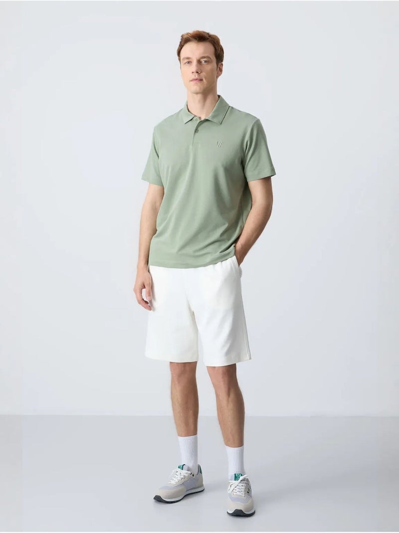 Short de survêtement homme en mélange de coton tommy Blanc - Kiabi