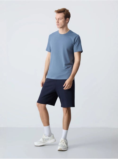 Short de survêtement homme en mélange de coton tommy - Kiabi