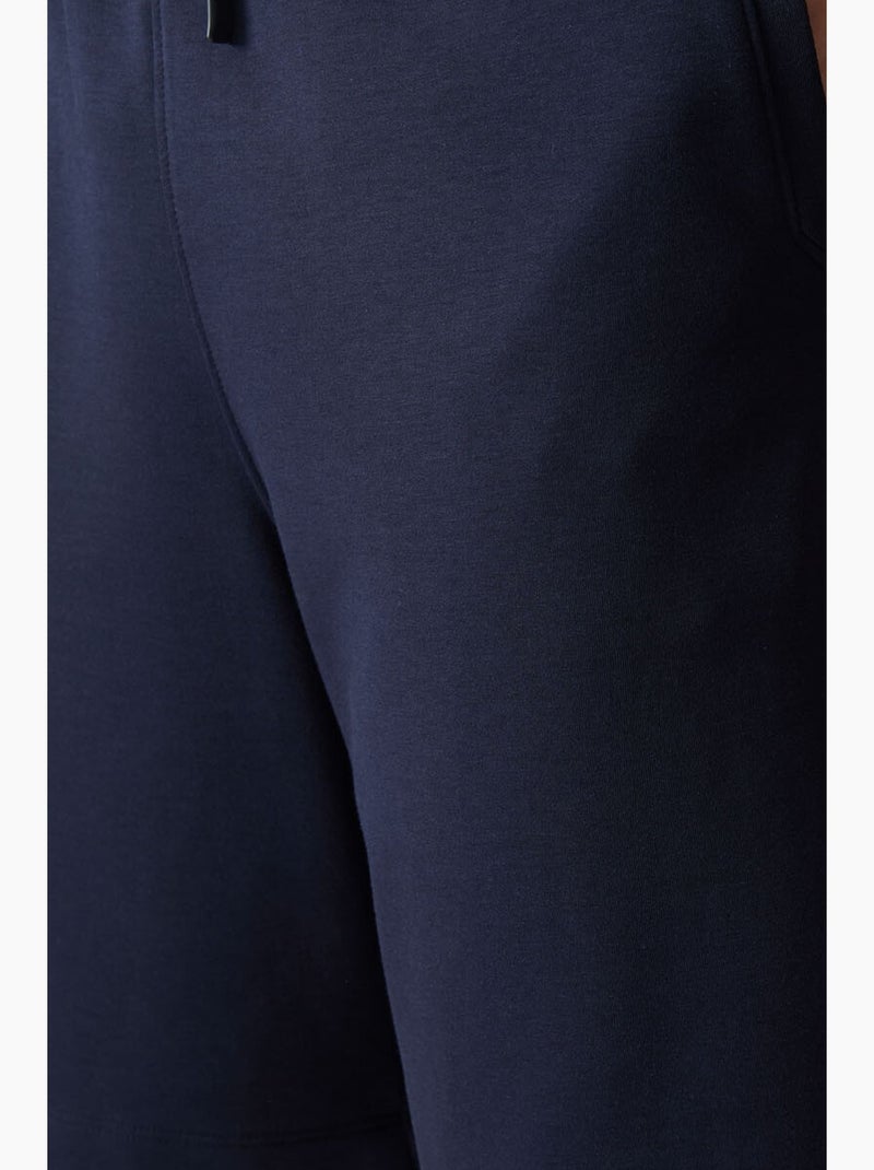 Short de survêtement homme en mélange de coton tommy Bleu marine - Kiabi