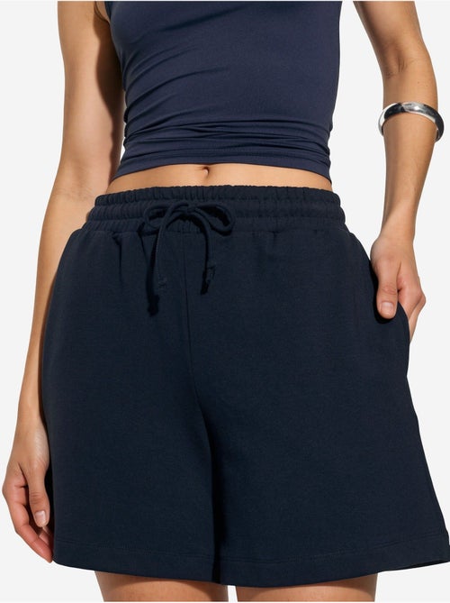 Short de survêtement taille mi-haute à cordon busem - Kiabi Short de survêtement taille mi-haute à cordon busem - Kiabi