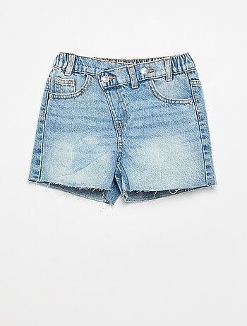 Short denim à enfiler