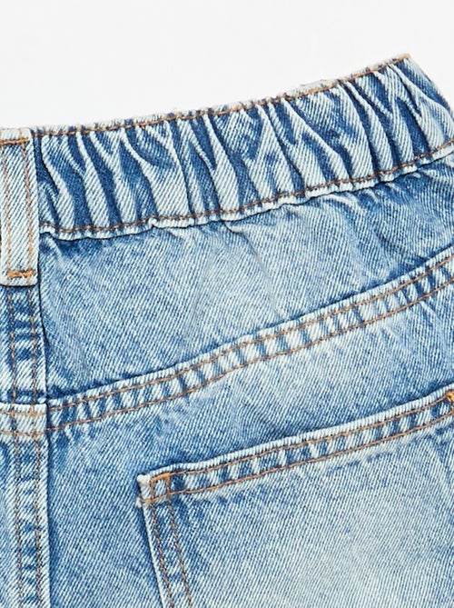 Short denim à enfiler - Kiabi