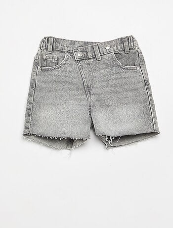 Short denim à enfiler