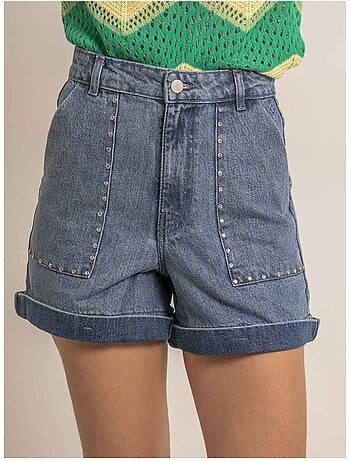 Short denim clous ximoli