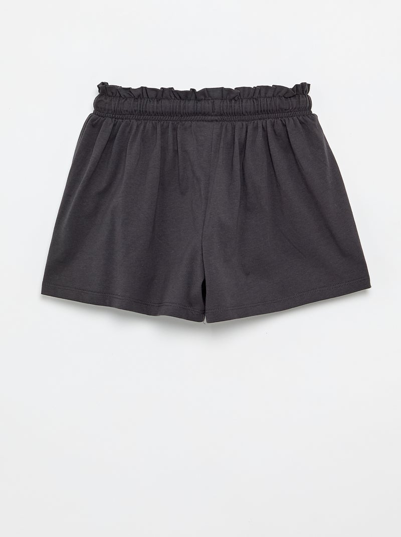 Short 'Disney' en jersey de coton Noir - Kiabi