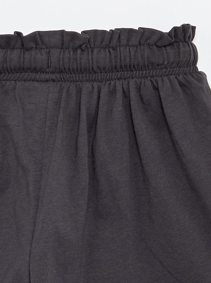 Short 'Disney' en jersey de coton Noir - Kiabi
