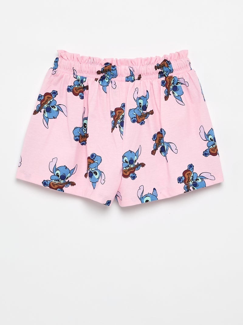 Short 'Disney' en jersey de coton Rose - Kiabi