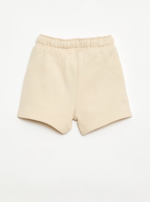 Short 'Disney' van ongeborstelde sweatstof - Kiabi