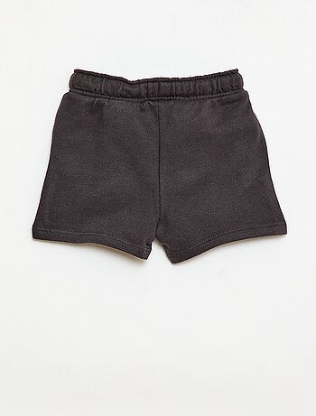 Short 'Disney' van ongeborstelde sweatstof