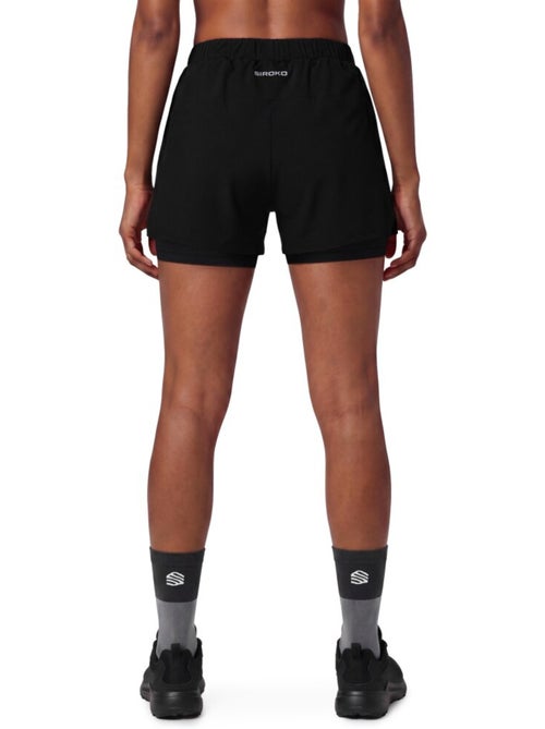 Short double couche trail running femme randonnée femme araroa-w - Kiabi