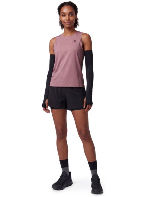 Short double couche trail running femme randonnée femme araroa-w - Kiabi