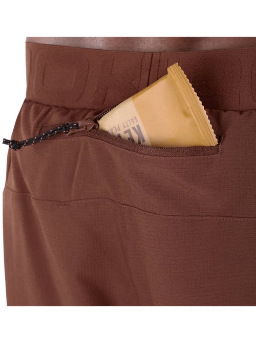 Short double couche trail running homme randonnée homme overland - Kiabi