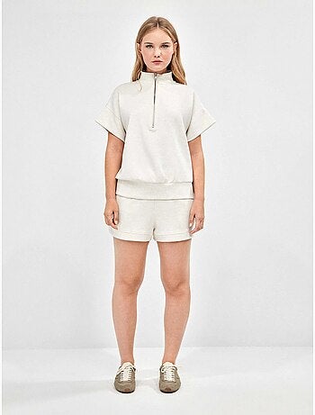 Short double doux cordon avant