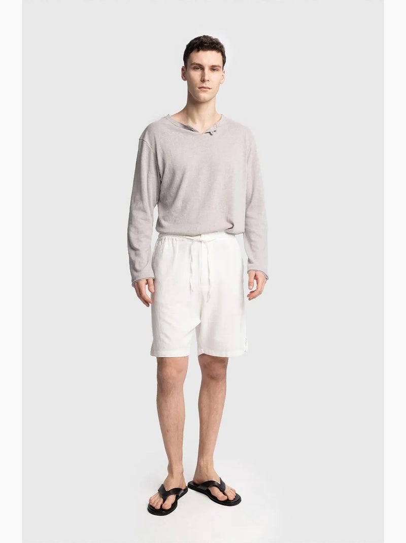 Short droit homme giesto Blanc - Kiabi