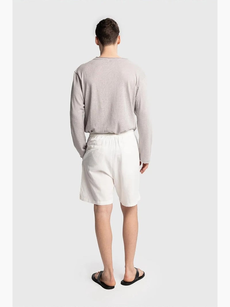Short droit homme giesto Blanc - Kiabi
