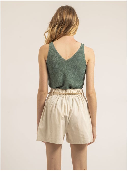 Short effet lin xedona - Kiabi