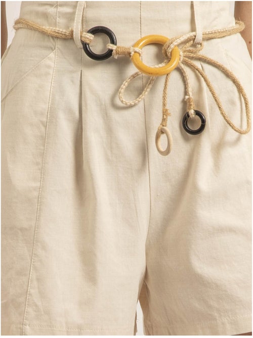 Short effet lin xedona - Kiabi