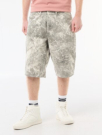 Short en baggy effet original en coton